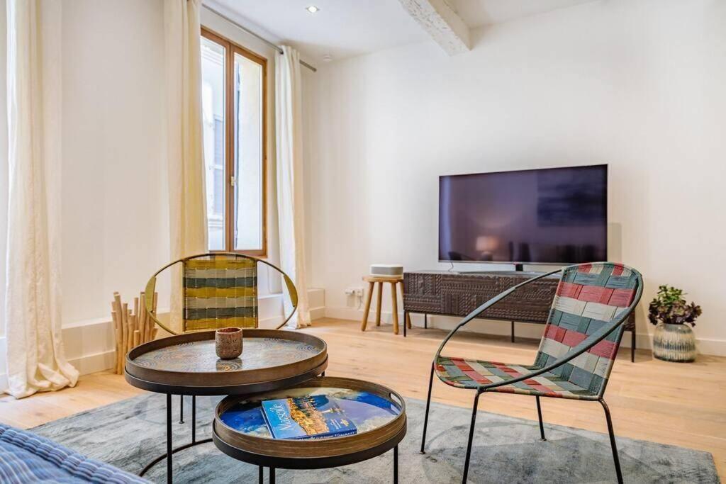 Appartement 5*, Climatise, Avec Terrasse Au Quartier Le Panier 마르세유 외부 사진